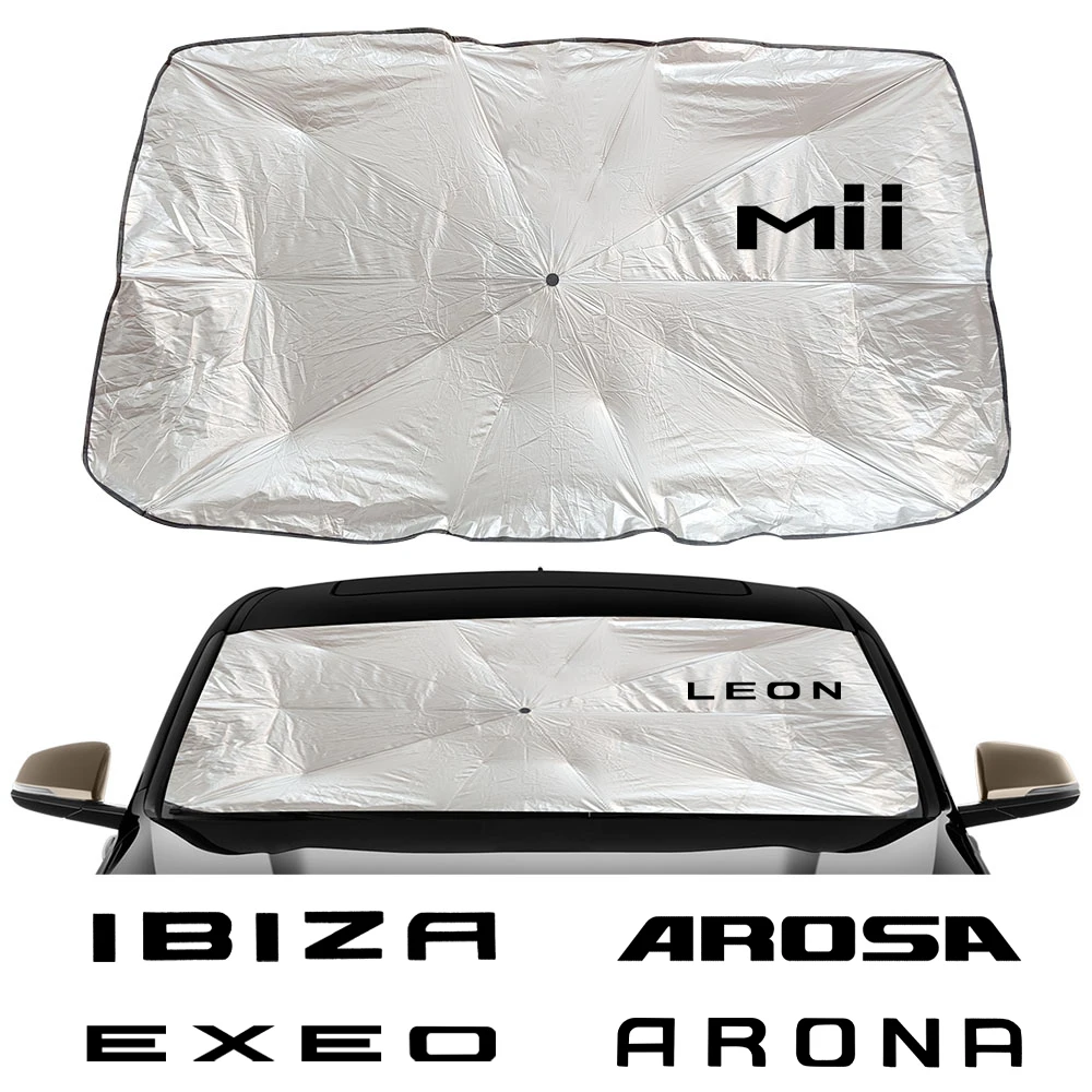 Car Sun Shade Protector Parasol For Seat Toledo Tarraco Mii Leon Mk2