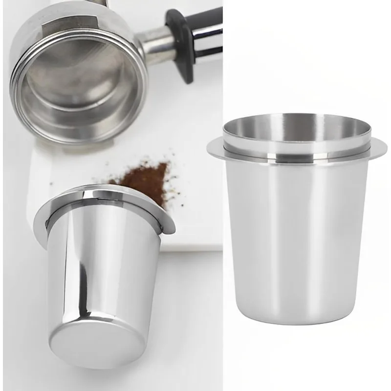 Premium 54mm Stainless Steel Espresso Dosing Cup - Barista-Grade Coffee Accessory