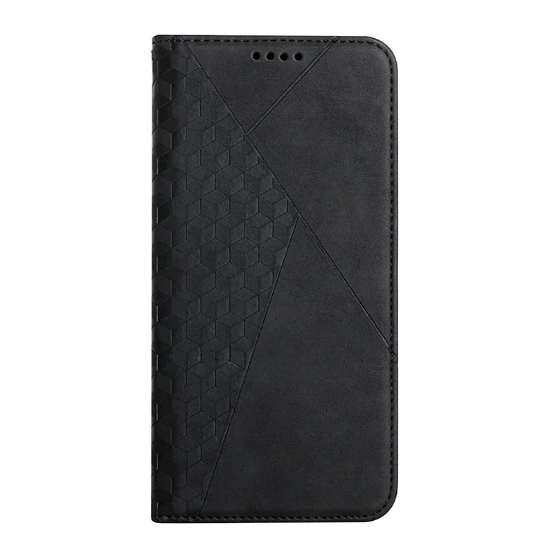 Magnetic Leather Case with Card Slot and Book Cover Design
