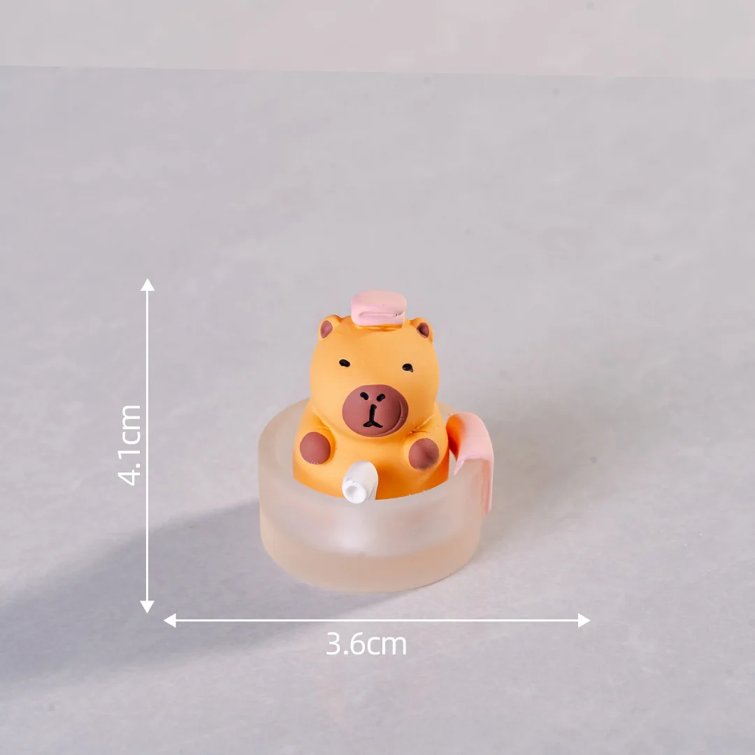 Capybara Geburtstagstorte Dekorationen Niedliche Tier Kuchen Topper Capybara Ornament Für Kinder Capybara Geburtstag Party Kuchen Dekorationen – Detail 20