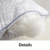 2PC High Quality Brushed Texture Patterned Sleep Pillow, Star Rated Hotel Grade Patterned Pillow Core Classical Patterned Pillow 4