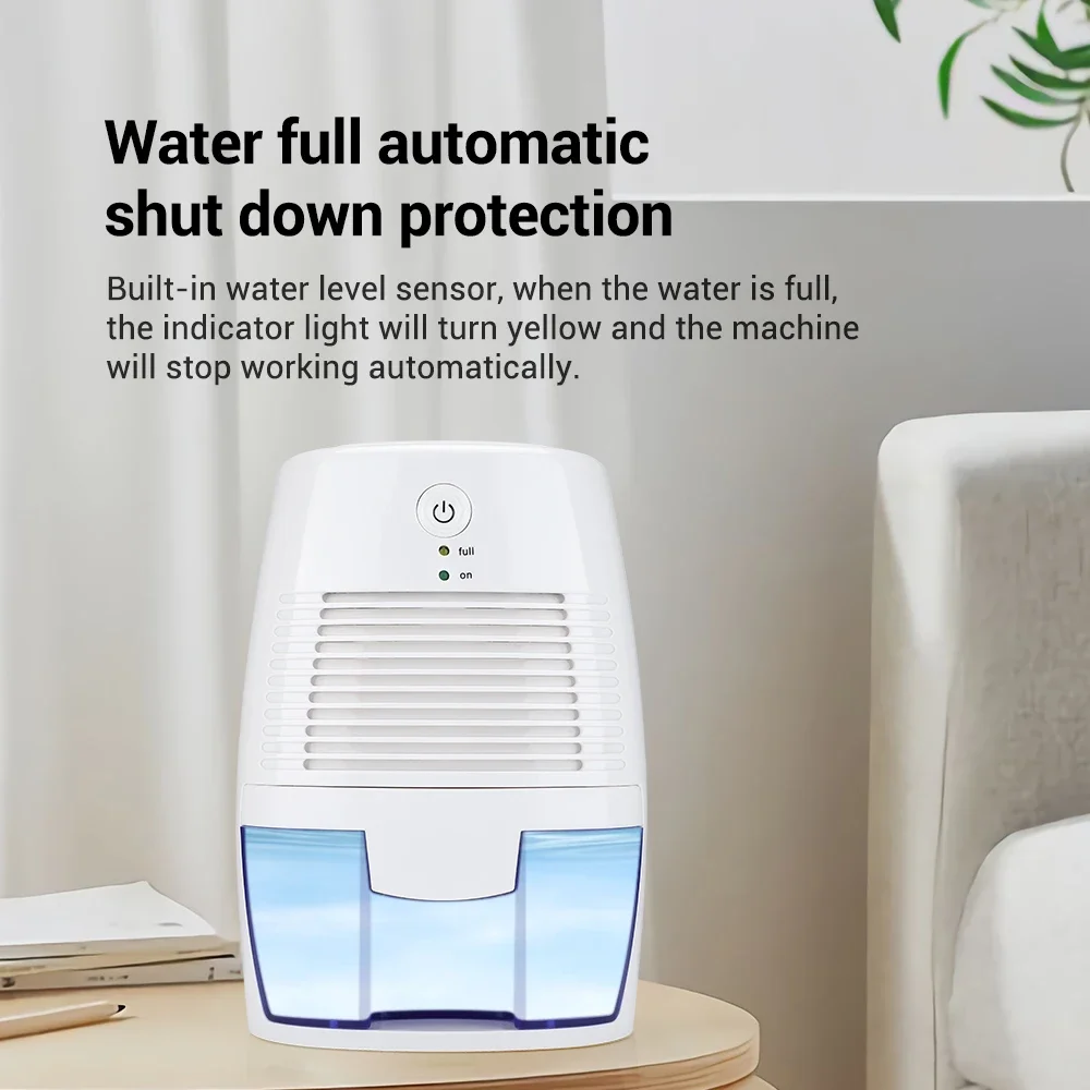 Portable Dehumidifier Device Air Purifier Mute Moisture Absorbers Air Dryer Home Room Office Kitchen Deodorizer Dryer