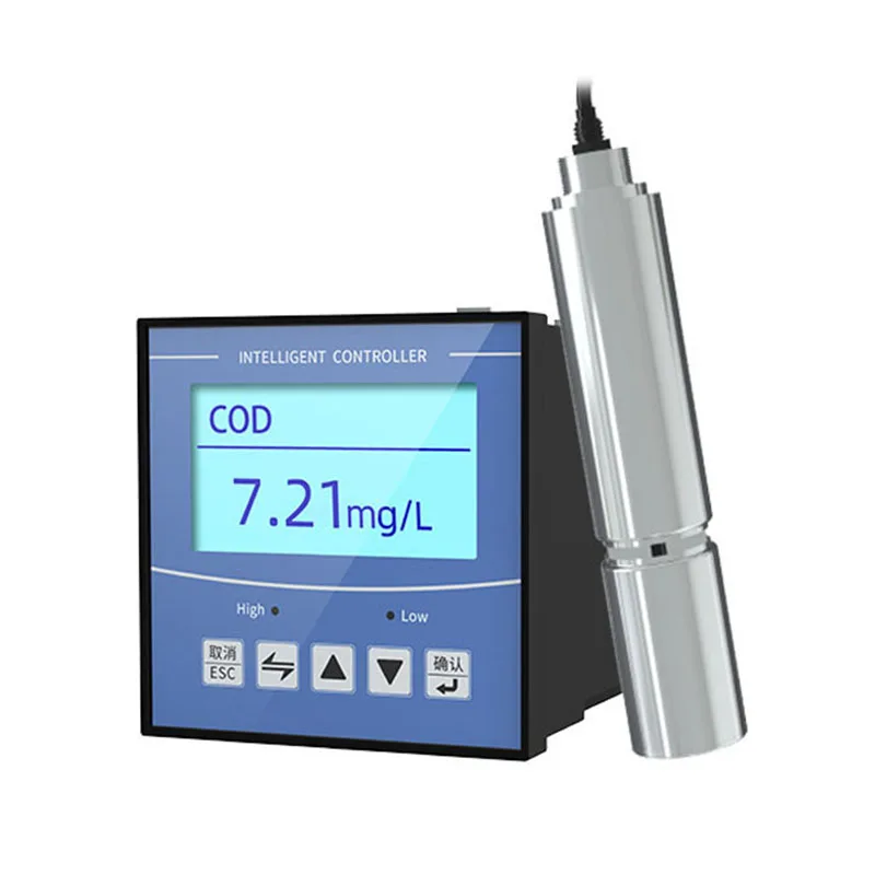 Water quality COD detector sensor industrial sewage solution turbidity organic pollution concentration detector RS485