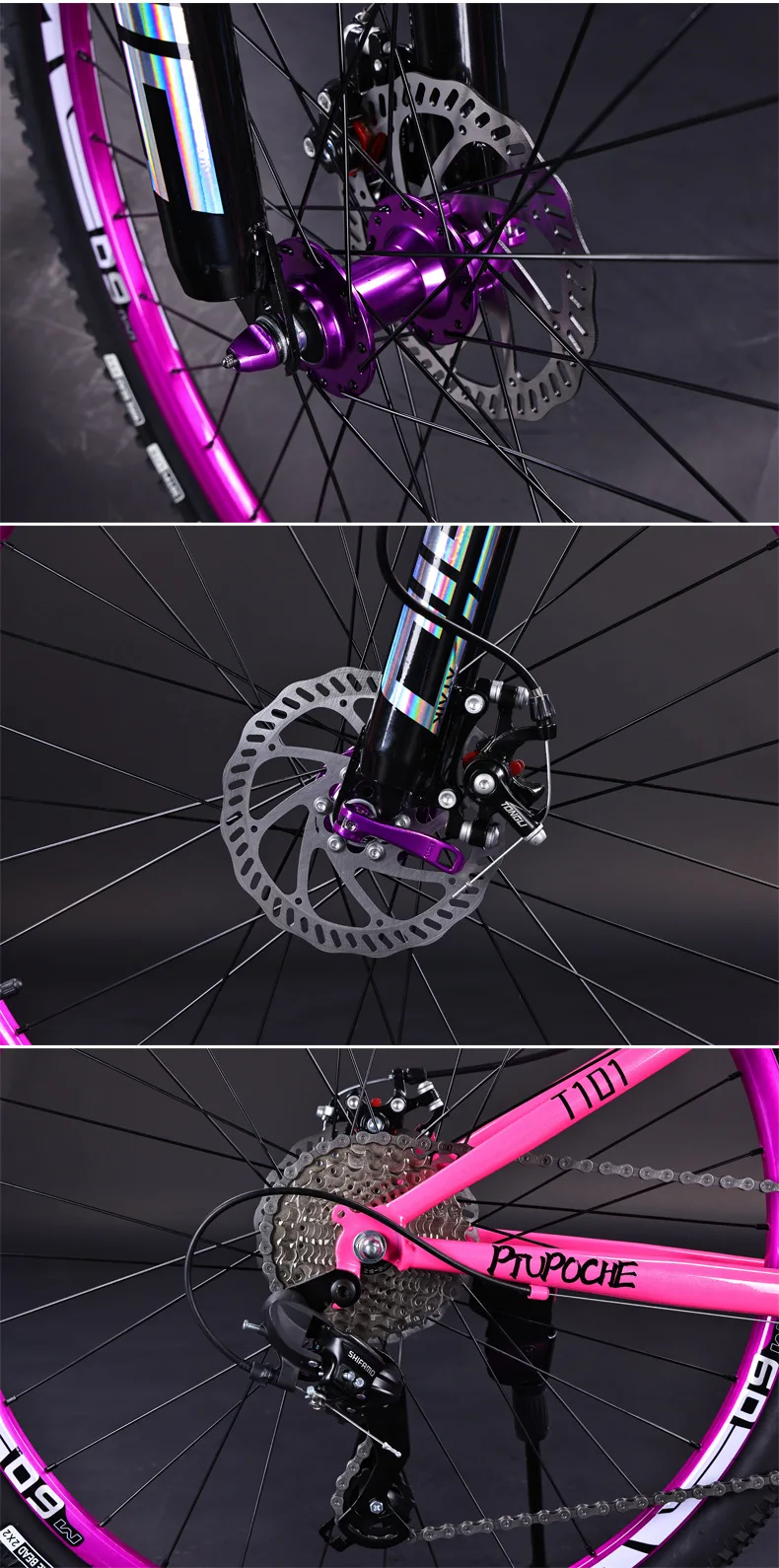 OVOZI Dirt Bike bicicleta de montaña hombre y mujer adulto velocidad Variable bicicleta para estudiantes adolescentes ultraligera absorción de impacto