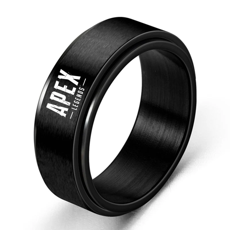 Hot Game Apex Legends Ring Titanium Steel Hero Ring Stainless Steel Ring for Freind Best Gift Ring Championship Rings 