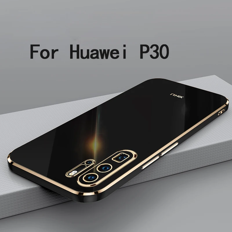Huawei P30 Soft TPU Anti-Fingerprint Camera Protective Case