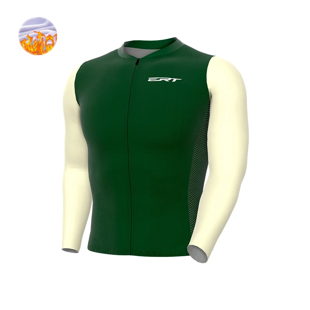Brazil Ertracing Winter Jacket Thermal Fleece Team Cycling Jacket Long Sleeve Jersey Suit Mtb Road Bike Clothes Ciclismo Hombres