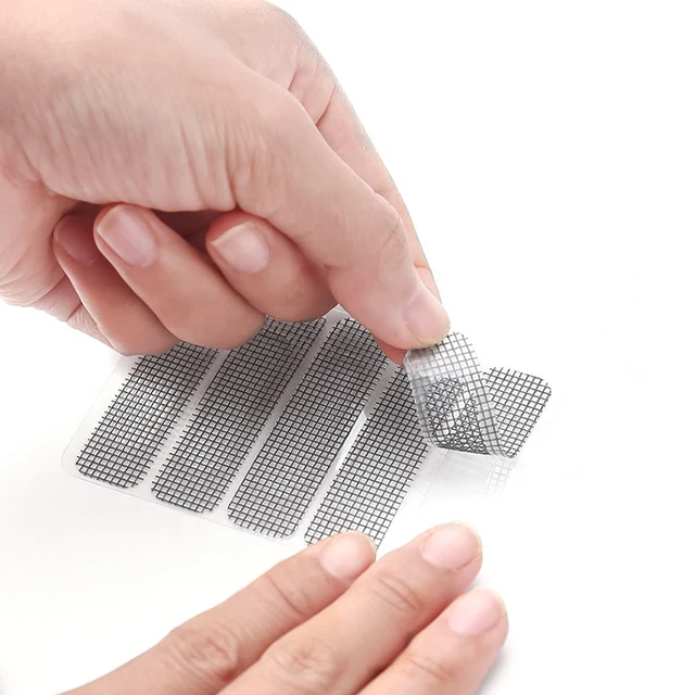 5 pièces/ensemble fenêtre écran réparation autocollant fenêtre filet anti-moustique maille porte moustiquaire Patch réparation trou cassé écran Net 3