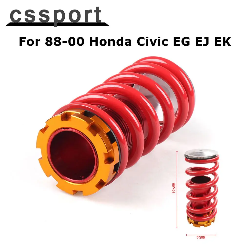 Adjustable Suspension Coilover Kit Spring For 88 00 Honda Civic EG EJ