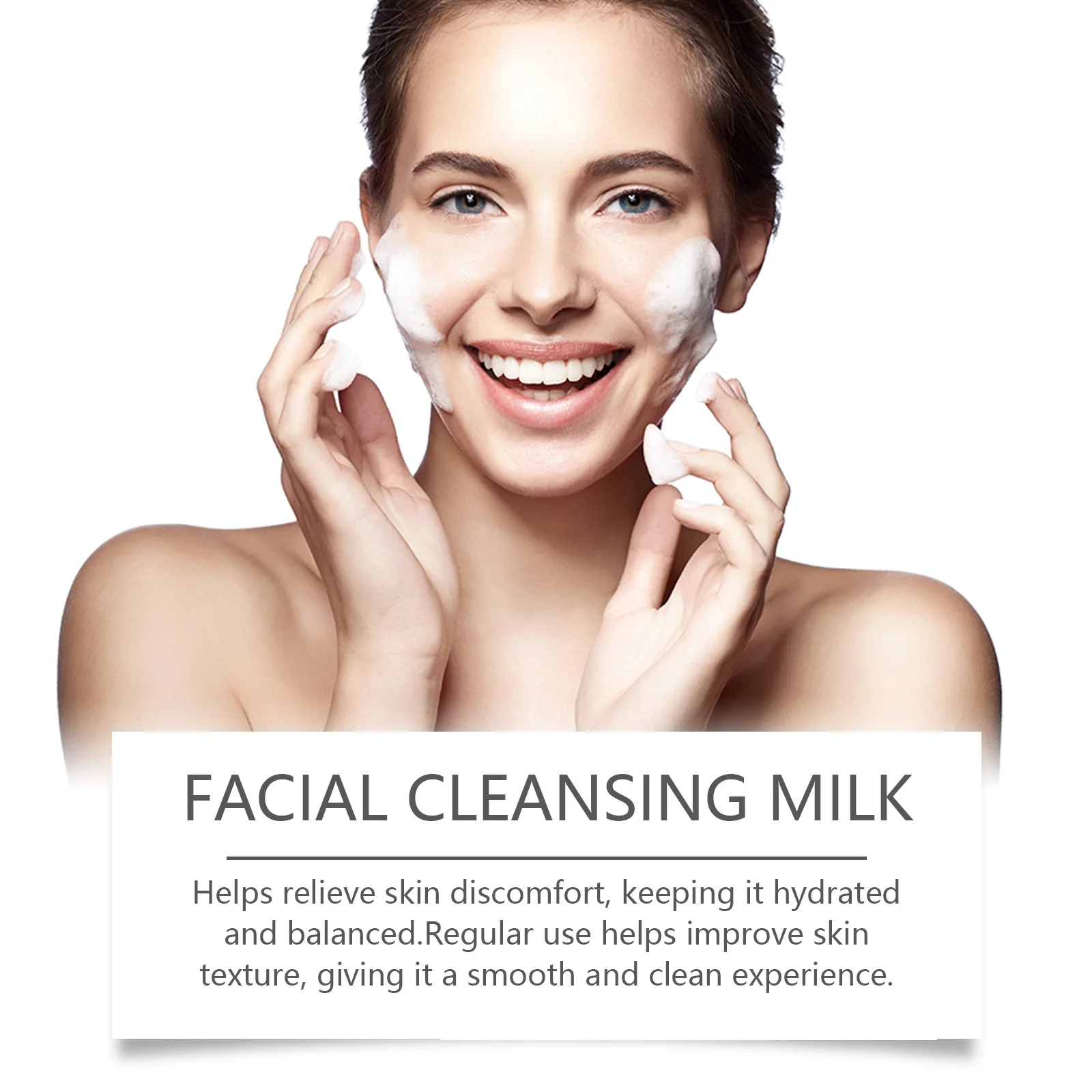 Salicylic Acid Facial Cleanser Remove Acne Cleansing Moisturize Clarifying Pores Oil Control Refreshing Face Wash Foam Skin Care 4