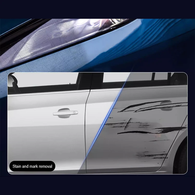50ML V-Vaxy Car Scratch Repair Wax Safe to Use with Specially Mild Formula Car Polish Wax Side Mirror Window Glass Oil Remover 6