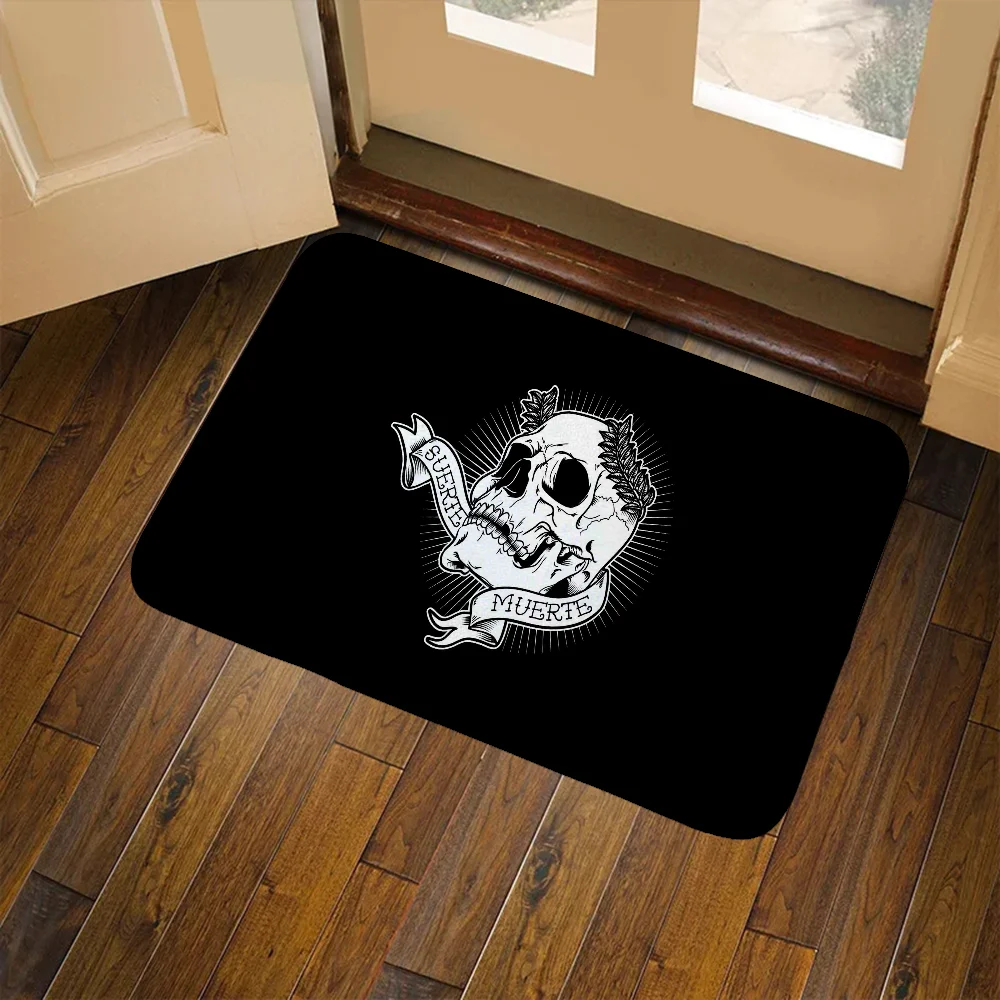 

Cool Patterns Floor Bath Mat for Hallway on the Floor Outdoor Doormat Entrance Door House Bathroom Foot Mat Bedroom Carpet Home