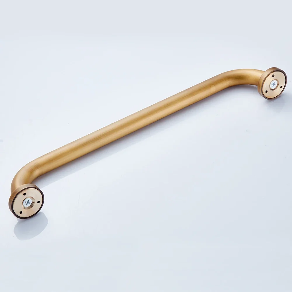 Haltegriffe für Senioren, Messing-Badegriff, 30 x 8 cm, Duschgriff, Wandhaltegriff für sicheren Halt in Toilette, Badezimmer (Gold) – Detail 2
