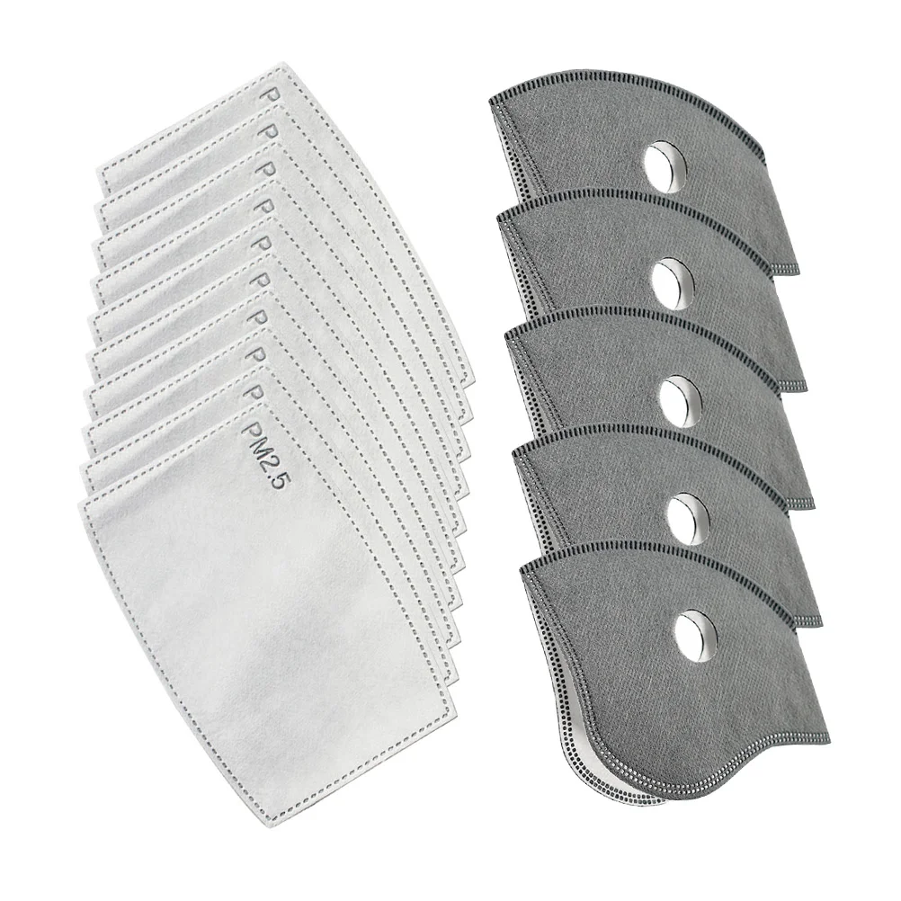 

25 Pcs Home Protection Mask Accessories Replacement Filters Bike Anti Haze Activated Carbon Gac