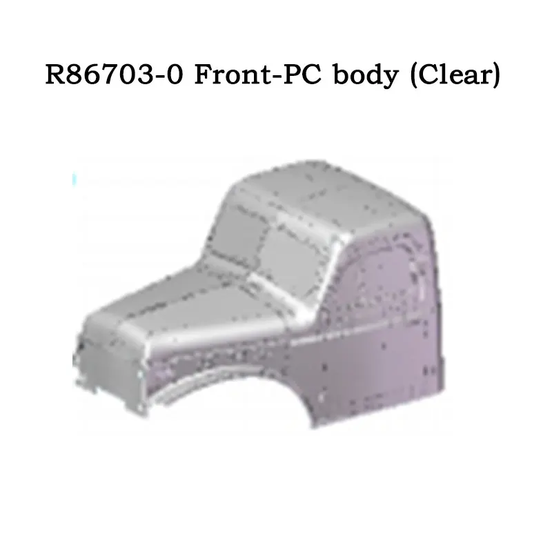 

Spare Parts R86703-0 R86703-1 R86703-2 R86703-3 Front-PC body For EX86170 1/10 RC Electric RemoteControl Off-road Vehicles Cars