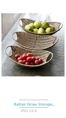 Description Picture 6 of itemHandwoven Storage Baskets Sundries Organizer with Lid Rectangular Cosmetics Box Clothes Laundry Basket Towel Toys Container