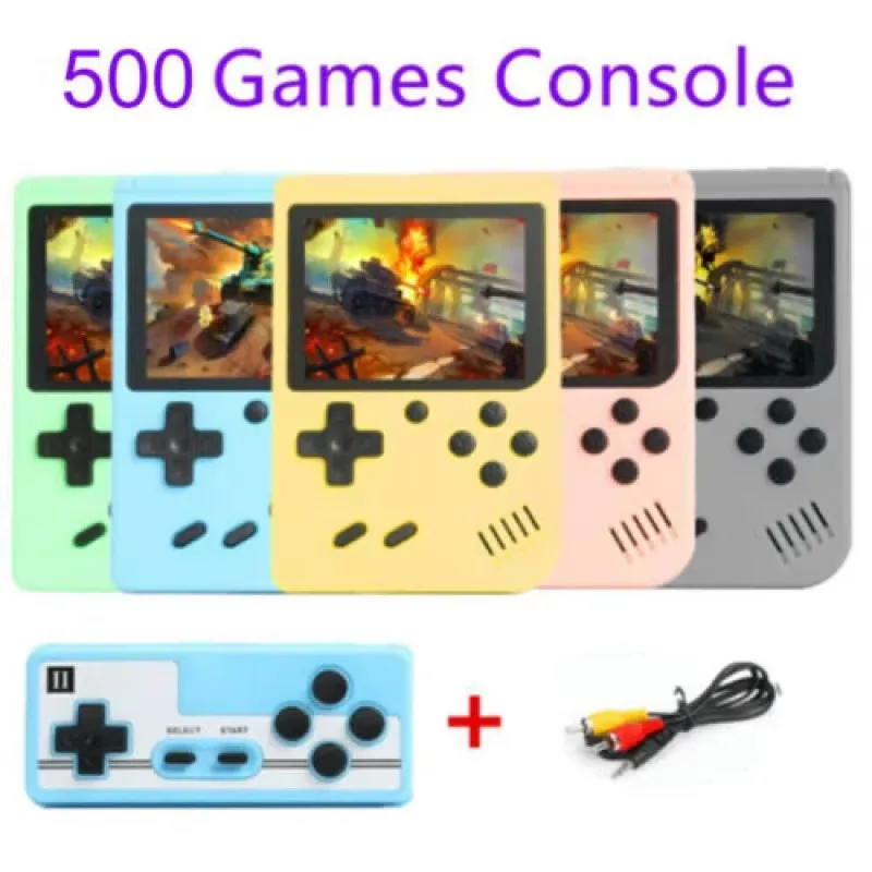 Built-in 500+ Classic Games Children's Handheld Game Players for Gameboy Output Emulator Charging Can Be Connected To The TV - 2