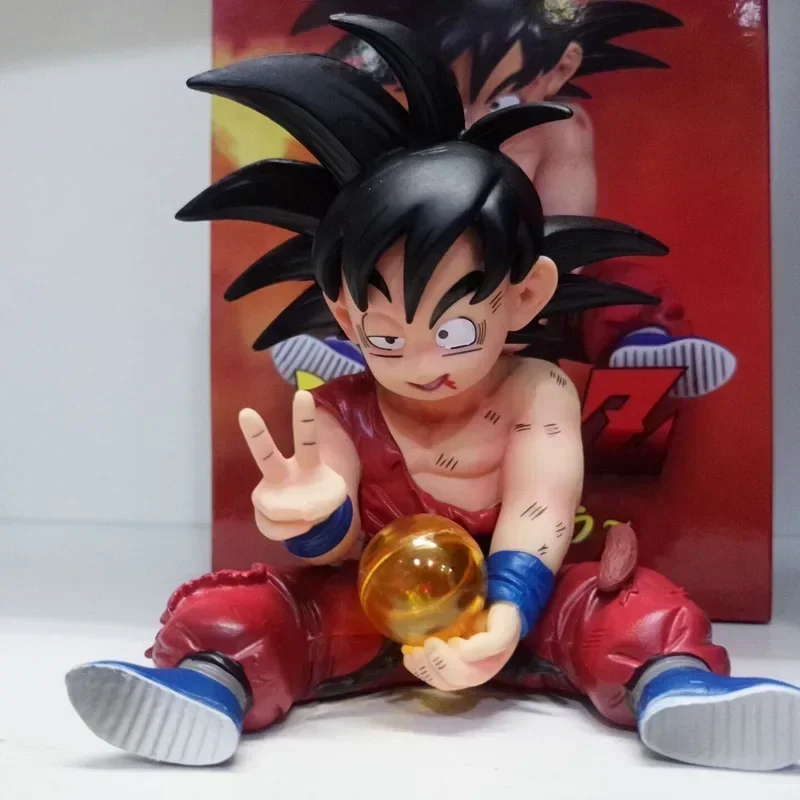 

Аниме-фигурка Гоку из м/ф «Драконий жемчуг Z», 10 см ПВХ экшн-фигурка DBZ Goku Vegeta Super Saiyan Victory, Игрушечная модель