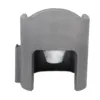 Bedside Commode Chair Sturdy Frame Bedside Shower Chair Gray Soft EPP Easy Cleaning Water Resistant Slip Resistant for Seniors 2