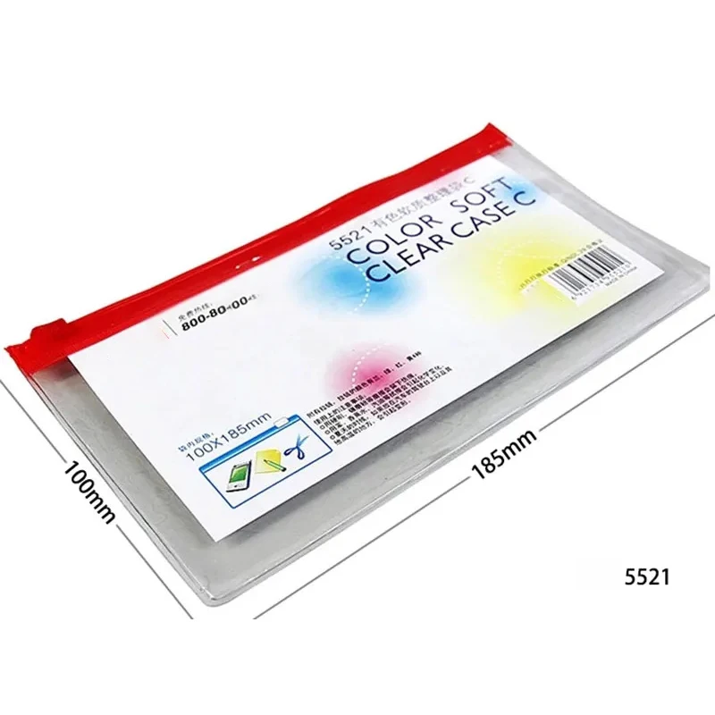 Pvc Plastic Ziplock Bags Transparent Zipper Bag Size Office, Cultural And Educational Supplies/Folders file bag,office folder,binder folder