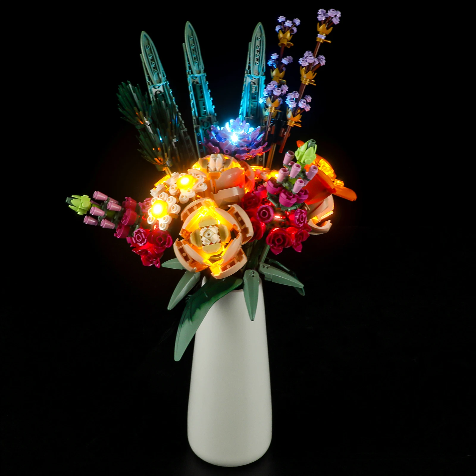 Hprosper Illuminazione A Led Per 10280 Icone Lampada Decorativa Con Bouquet Di Fiori Con Scatola Batteria (Non Includere Blocchi Di Costruzione Lego)