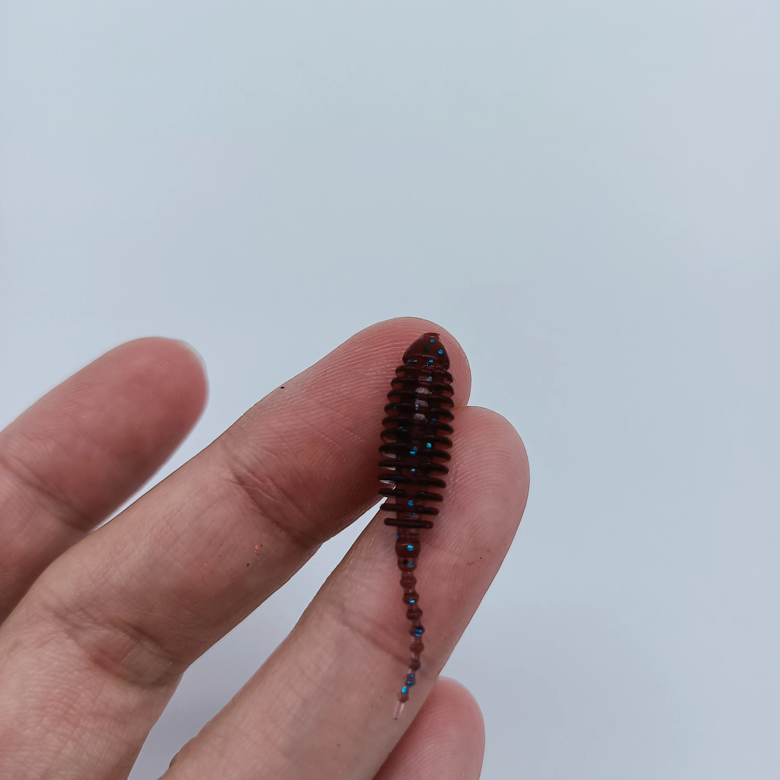 DUODUOYU 10pcs  Mini Ocean Rock Fishing Soft Lures 0.2g/3.5cm Soft Worm Artificial Baits Bass Silicone Bait Fishing Accessories
