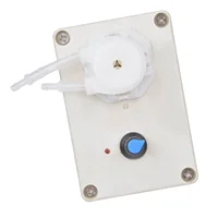 ปั๊มของเหลวแบบเพอริสตอลติก 110-240V ปั๊มจ่ายสารเคมี ปั๊มของเหลวแบบเพอริสตอลติกสำหรับอุตสาหกรรม ปั๊มจ่ายสารเคมีแบบปรับอัตราการไหลได้ ปั๊มแบบเสียบปลั๊ก US 6