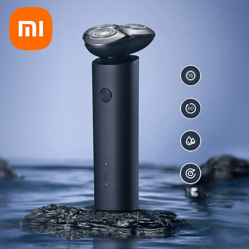 Electric shaver Xiaomi S101 Electric Shaver 18 Blades Enhanced Floating Men Beard Trimmer Waterproof Portable Rechargable Dry Wet Cut electric shaver,hair trimmer