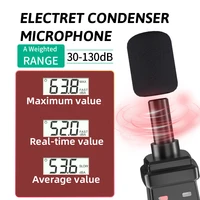 MASTFUYI FY8862 Digital Sound Level Meter Noise Meter With Light Alarm Handheld DB Meter 30~130dB Audio Measuring Instrument 2