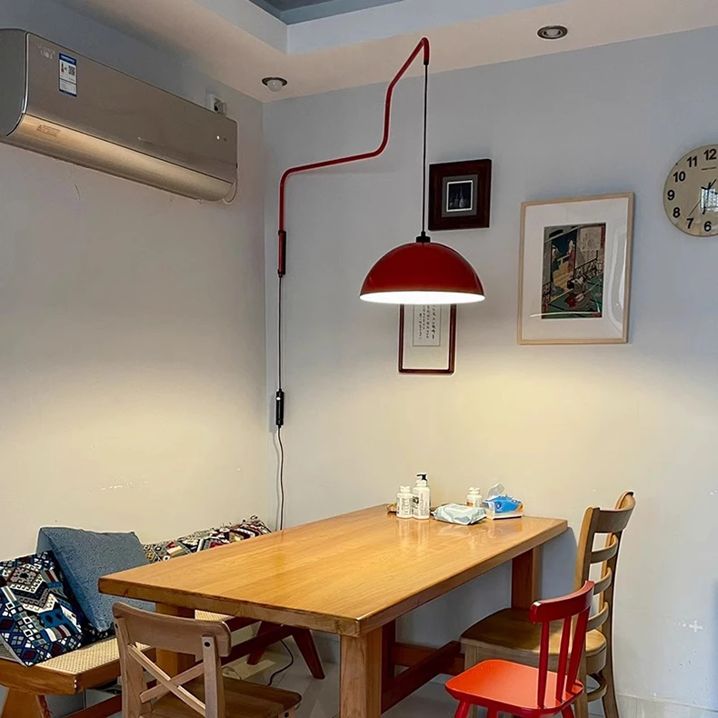 Red Wabi-Sabi Rocker Chandelier Wall Light