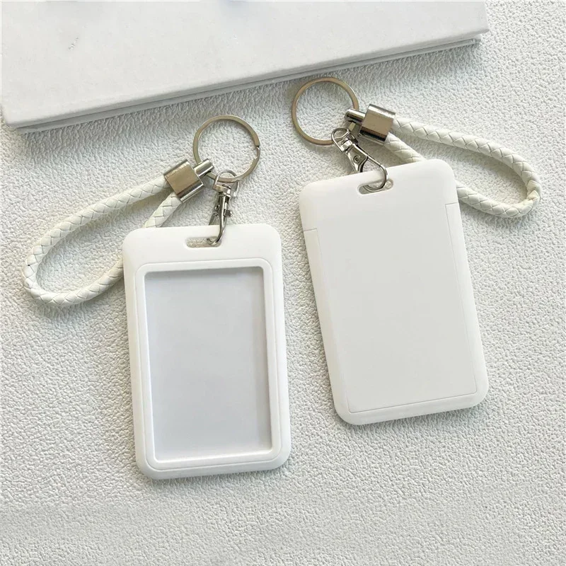 Card Holder 1Pc Business Card Holder for Student Keyring Credit Card Holders Bank ID Holders Bus Cover Case
