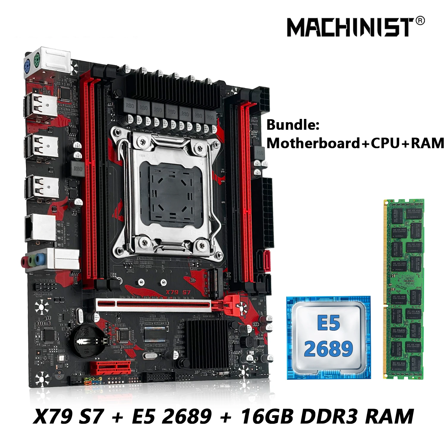 MACHINIST 마더보드, LGA 2011-3, M.2 슬롯, 지지대 X99, C612 칩, DDR3 메모리, SATA3.0, USB3.0, X99, K9 -D3 