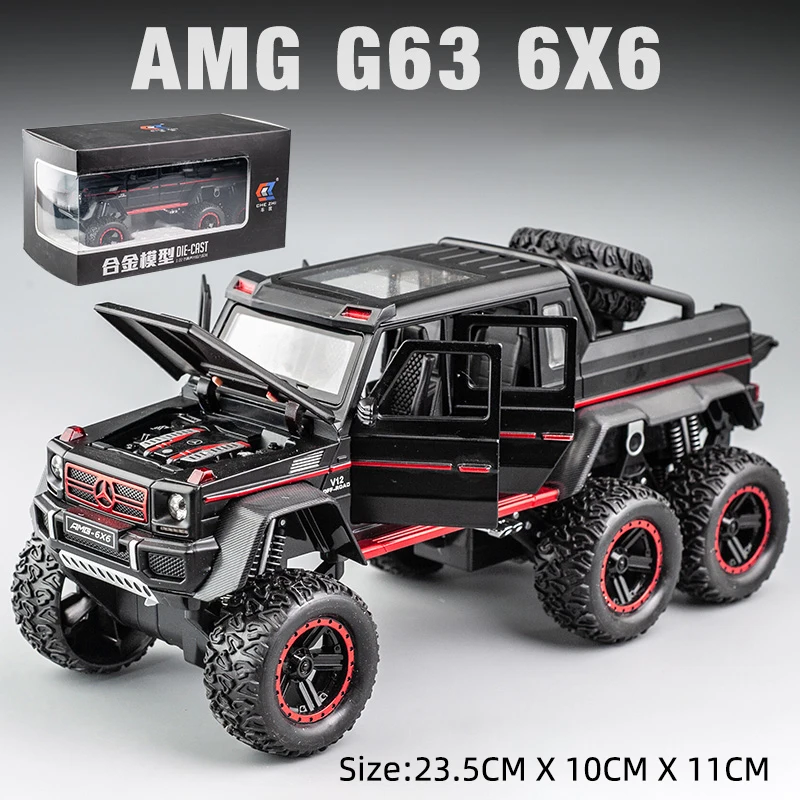 1/24 メルセデスベンツCL63AMG（カスタム品） ウェリー1:24コレクションカーメルセデスベンツg63 amg 6x6高