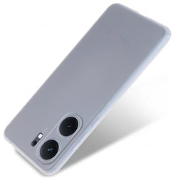 Ultra Thin TPU Soft Silicone Case, Scratch - Resistant, Shockproof Back Phone Cover for IQOO Neo9S Pro Plus (Transparent White)