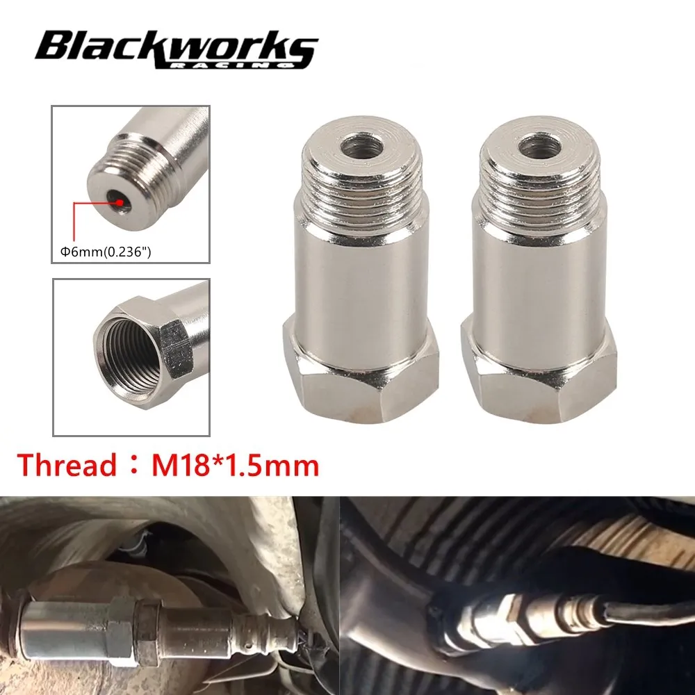 M18 x 1,5 Messing Fitting Universal Stecker Stecker Kit Auspuff P0420 P0430  90 Grad O2 Sauerstoff Sensor Spacer Extender Werkzeuge - AliExpress