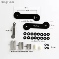 QingGear SKEY Key Organizer Holder door Key Pocket Organization Tool Key Clip With pocket Clip 3 Sets Screw 2