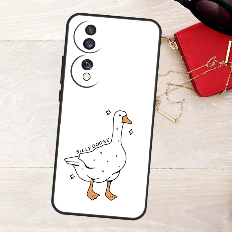 Cartoon Cute Goose Duck Phone Case Cover