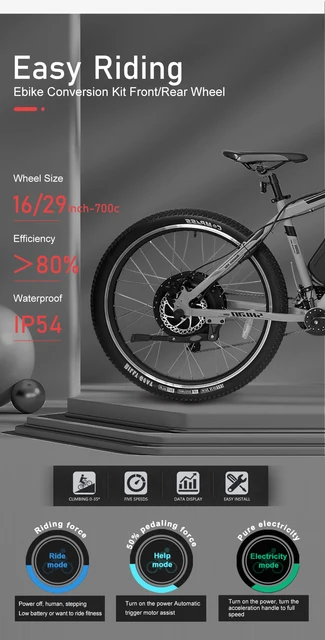 Kit Electrico Bicicleta Kit Motor Bicicleta Electrica Motor