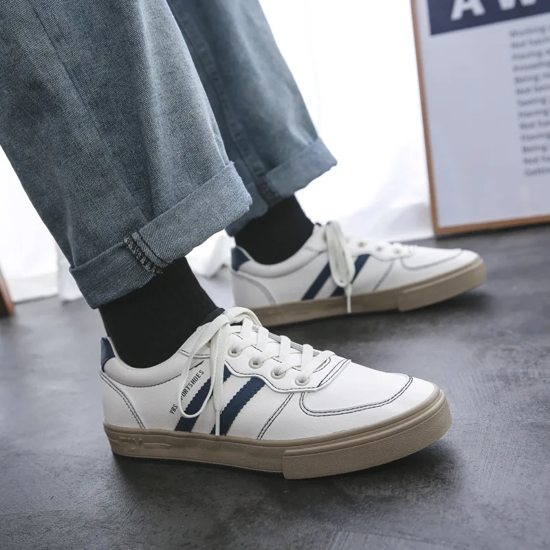

Spring Autumn Men Fashion Sneakers Casual Shoes Breathable Mixed Color Lace-up Designer Mens Shoes Sneakers Student Sports Shoes