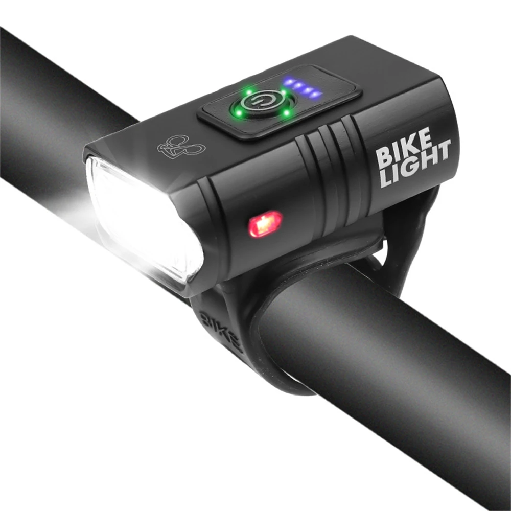 

Light 10W 800LM USB Rechargeable Power Display MTB Mountain Road Bike Front Lamp Flashlight Cycling Equipment