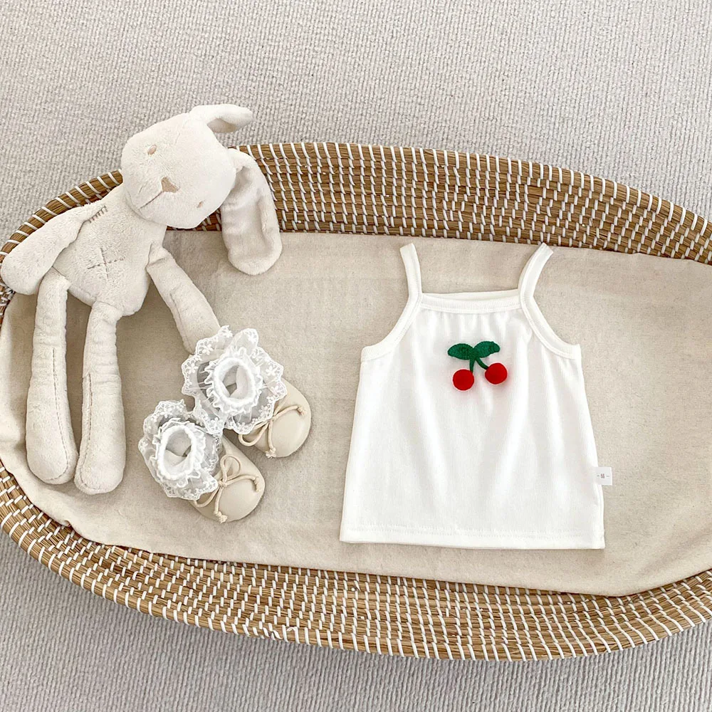 Baby Girls Cotton Clothing Set Camisole Bloomers