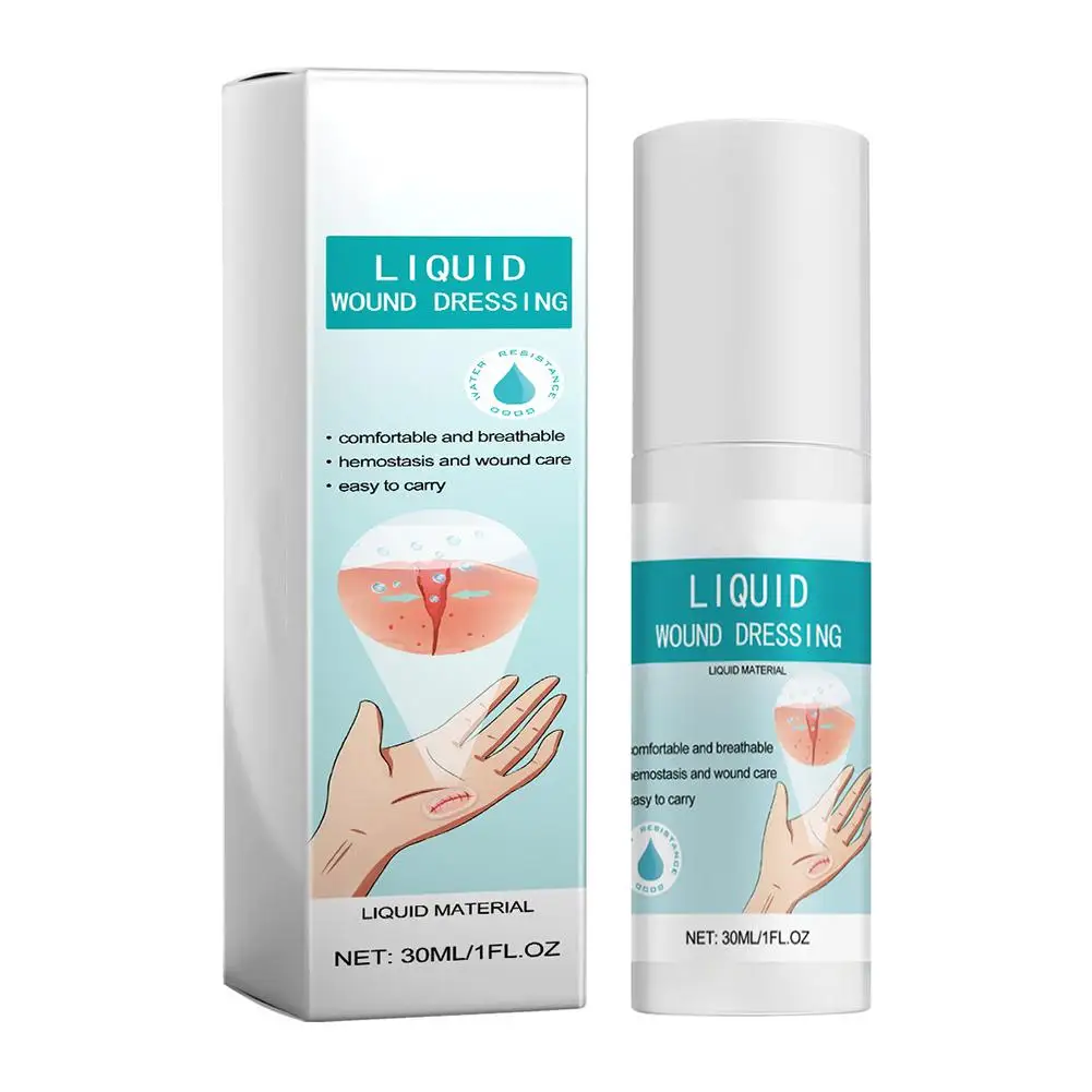 Liquid Bandage Spray, Liquid Suture Wound, Wound Glue, 30ml Reduction, Isolation Scar Scar G6V7