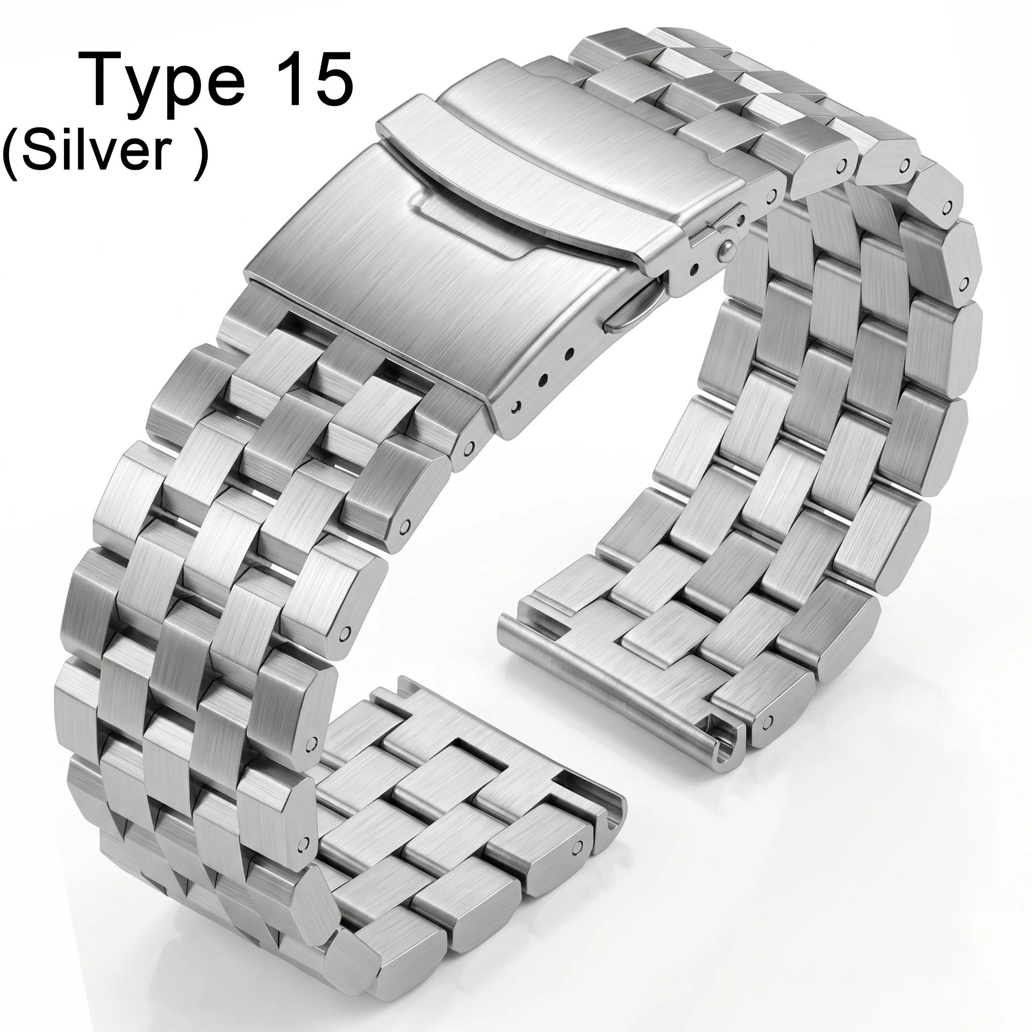 Sleek Stainless Steel Watch Band - Premium Metal Replacement Strap