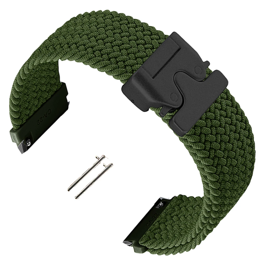 Magnetic Braided Loop Nylon Strap - 20mm/22mm Bracelet
