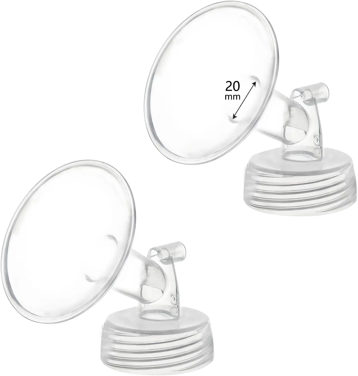Breast Pump Accessories Breast Pumps Flange Compatible with Spectra S1 S2 9 Plus Synergy Gold Breastpump Replacement to Spectra Pump Parts and Flange /Shield