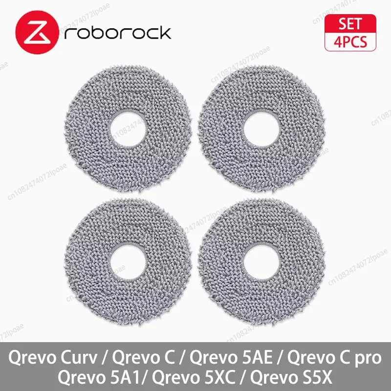 Roborock Vacuum Cleaner Essential Accessories Kit - Main Brush, Side Brush, Mop Cloth, Dust Bag, and Filter