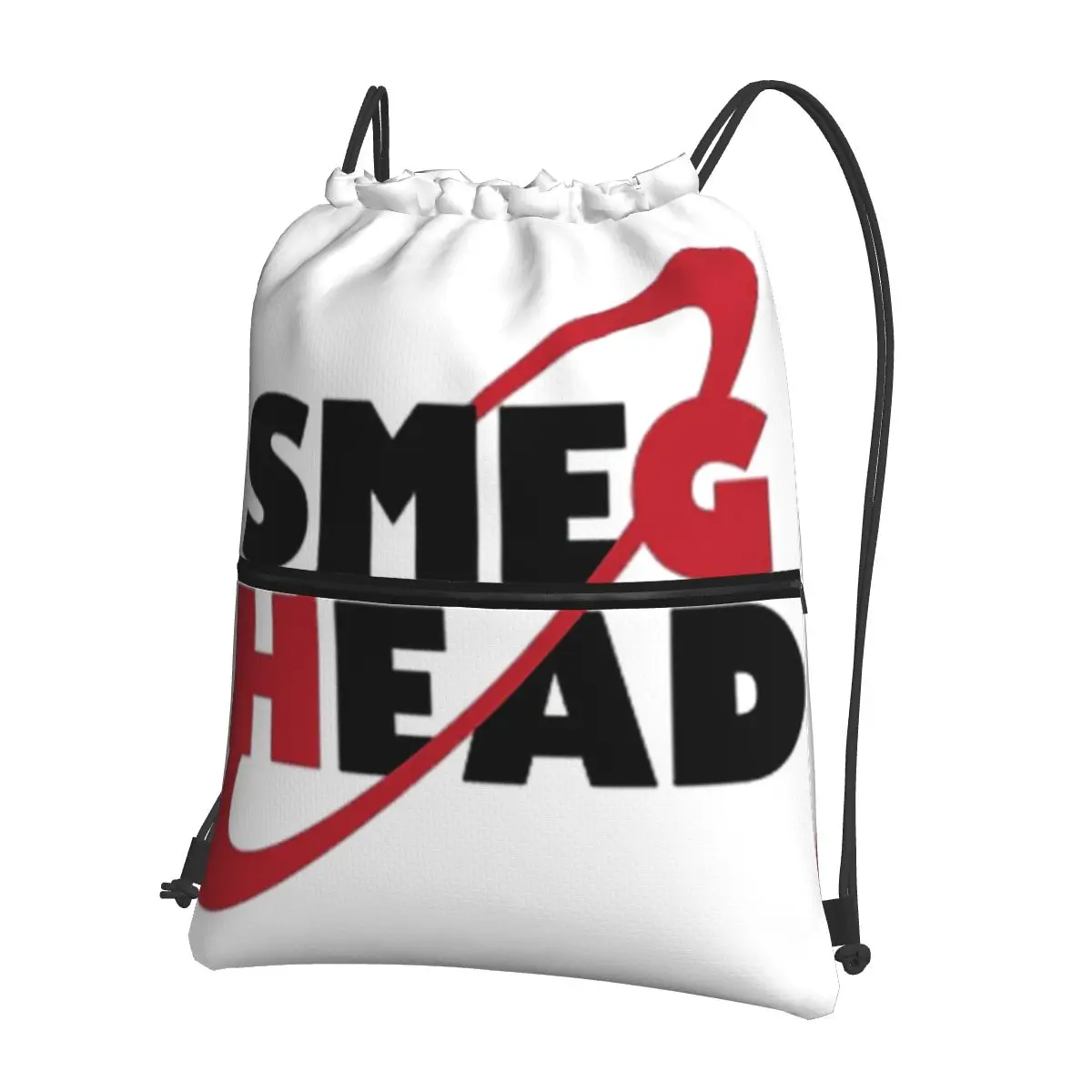 

Smeg Head Portable Backpacks Drawstring Bag Multi-function Drawstring Bundle Pocket Sundries Bags For School Students