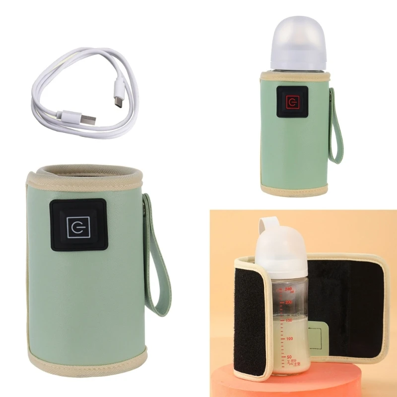 

Portable USB Milk Warmer Bag Insulated Milk Bottle Heater Bag Nursing Warmer