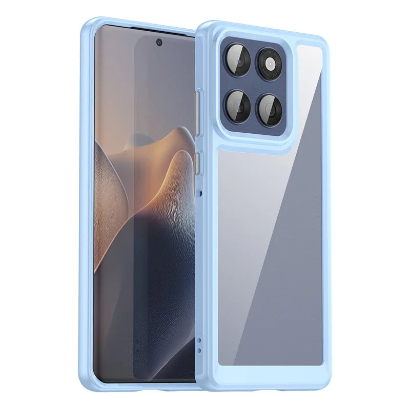 Transparent Colorful TPU Protective Phone Case Cover