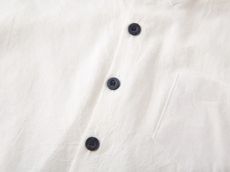 جديد 3-12 سنة ربيع الخريف الفتيان قميص بلون واحدة الصدر الوقوف طوق كم طويل قميص للأطفال الأطفال القطن قميص